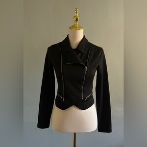 PAPAYA Black Cropped Lightweight Jacket | Size: Small